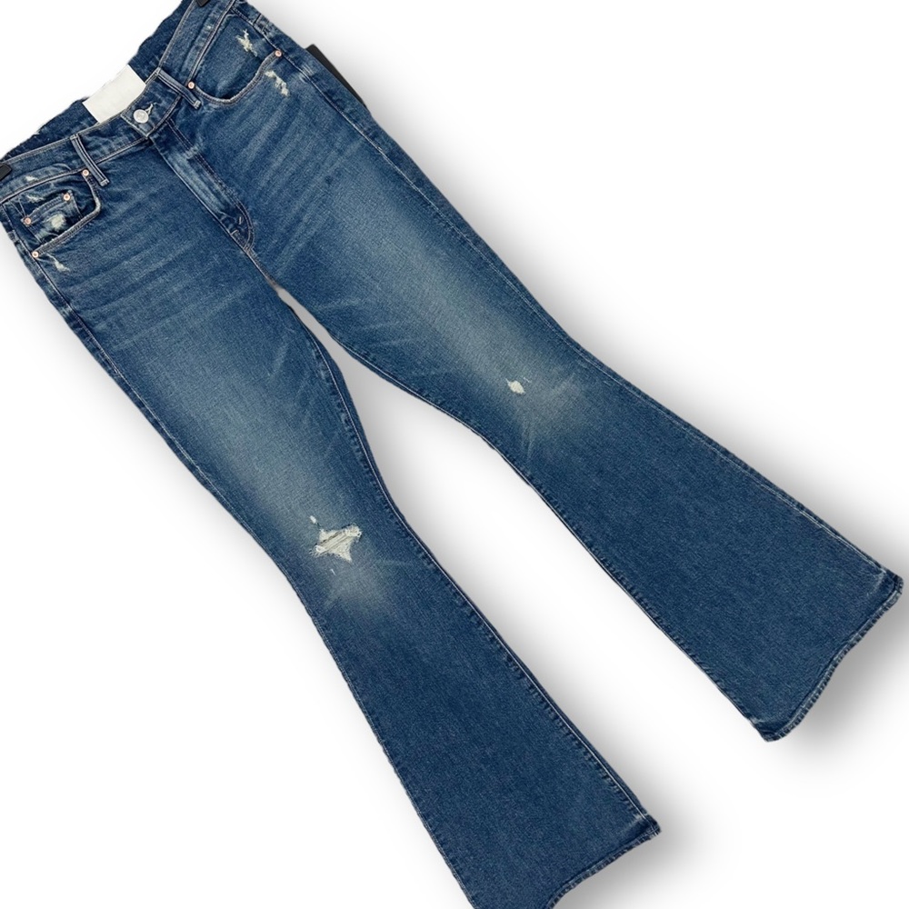 MOTHER SUPERIOR DENIM The Super Cruiser NWT Born to Bite Distressed jeans SZ 28 - Picture 4 of 12